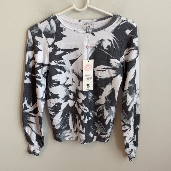 Wildfox Kids Optic Daisies Crewneck Pullover - Picture 1 of 5